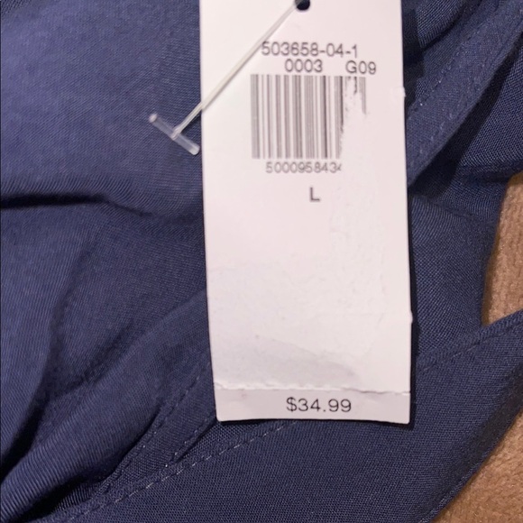 🌹NWT:Old Navy Elegant Rayon Navy Top - Picture 5 of 6